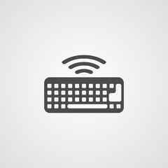 Wireless keyboard icon