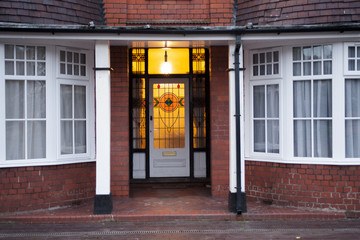 Old door in the United Kingdom Wolverhampton