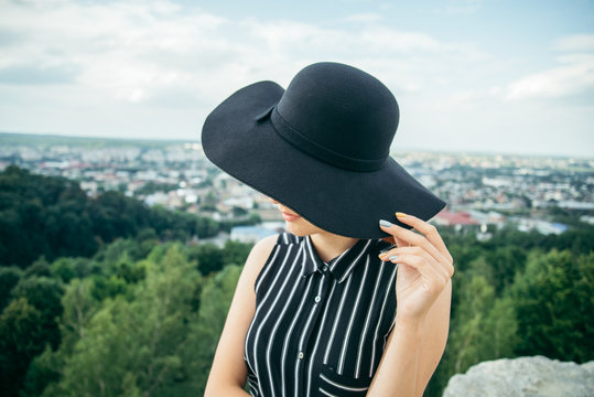 portrait of young ginger woman