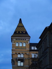 Fototapeta na wymiar Leipzig city center 