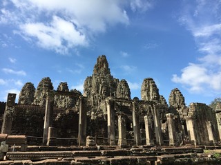 Fototapeta na wymiar I mille volti di Angkor