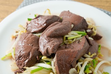 Close Up of Stir Fried Bean Sprout