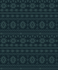 geometric ethnic ornament based on carpets, seamless vector pattern