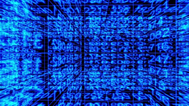Data Storm 0407: Traveling through a digital maze of data (Loop).