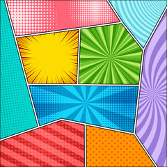 Comic book page background