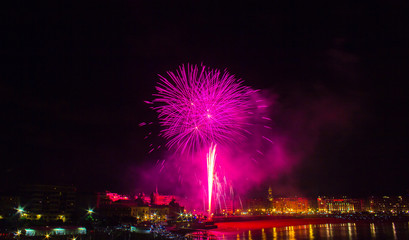 Fireworks in San Sebastian