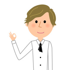 カフェ　スタッフ　店員　OK