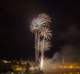 Fireworks in San Sebastian