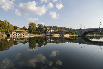 Fototapeta premium Fiume Po - Torino