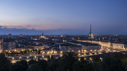 Obraz premium Mole Antonelliana al Tramonto