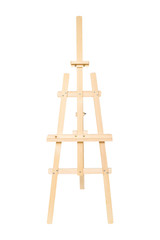 Easel for drawing isolated on white background