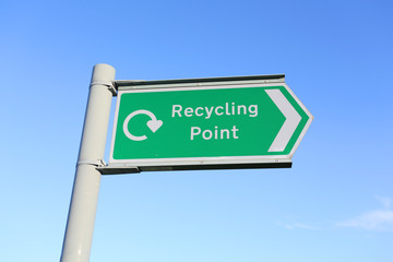 Recycle point public signage
