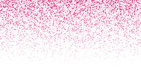 Beautiful romantic background of many red hearts on a white background. Valentines day design, greeting and wedding cards, web site. Vector eps 10.