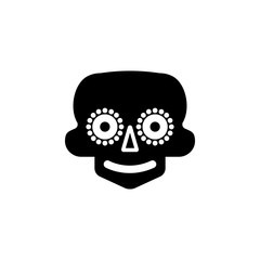 mask the day of the dead icon. Elements of culture of Mexico icon. Premium quality graphic design icon. Simple love icon for websites, web design, mobile app, info graphics