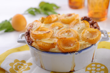 Apricot clafoutis