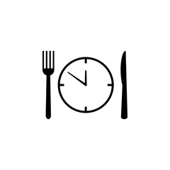 food Time icon. Elements of obesity problems icon. Premium quality graphic design icon. Simple icon for websites, web design, mobile app, info graphics