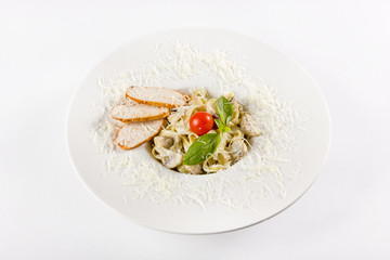 meat dish with garnish