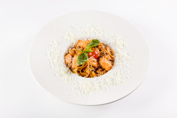 meat dish with garnish