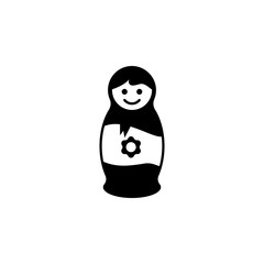 nesting doll icon. Elements of Russian culture icon. Premium quality graphic design icon. Simple icon for websites, web design, mobile app, info graphics