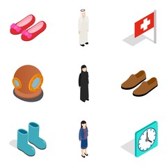 Smartly icons set, isometric style