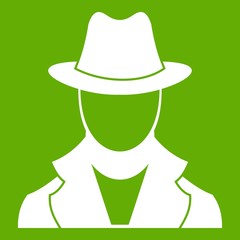 Spy icon green