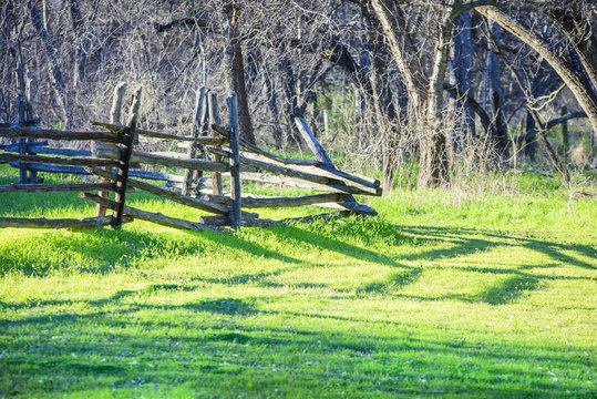 Landscape Of Cedar Hill State Park. Located In Dallas, Texas, USA.