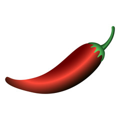 Isolated pepper icon