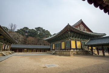 Fototapeta premium museoljeon hallways in bulguksa temple