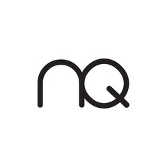 initial letter rounded logo modern