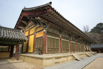 museoljeon hallways in bulguksa temple