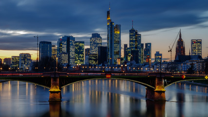 Fototapeta premium Frankfurt Skyline