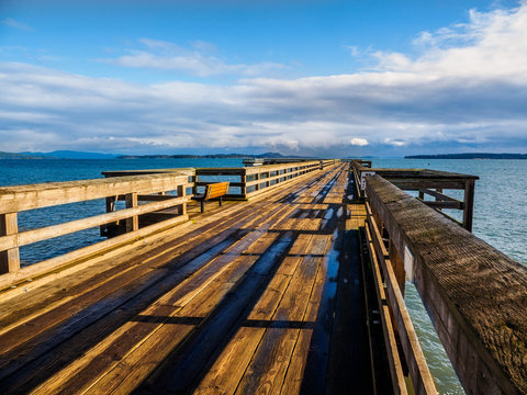 Sidney BC pier after the windstorm,