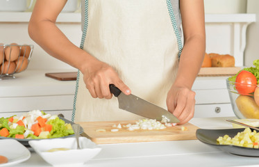 Women and Food in the kitchen