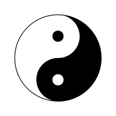 yin yang icon, ying yang symbol