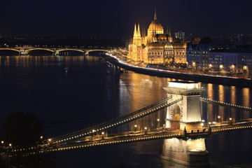 Obraz na płótnie Canvas Parliment Building of Hungary in Budapest