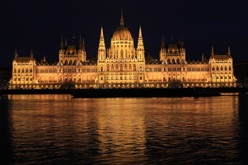 Parliment Building of Hungary in Budapest