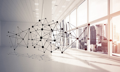 Fototapeta premium Networking and wireless connection as concept for effective mode