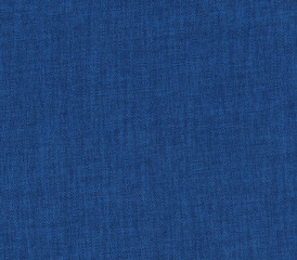 Texture-Dark blue fabric background with a purchase plan. A look at the interlacing of threads in a plain linen cloth.