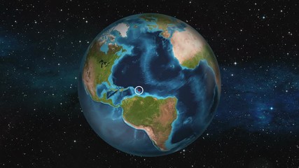 Earth Zoom In - Kingstown, Saint Vincent and the Grenadines