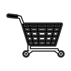 Shopping cart symbol icon vector illustration graphic design