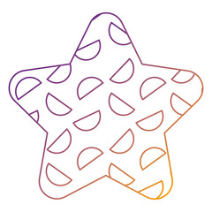 pattern shape star with geometric memphis style vector illustration blur line design
