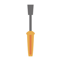 Screwdriver construction tool icon vector illustration graphic design
