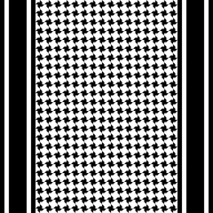 Striped Keffiyeh Seamless Pattern