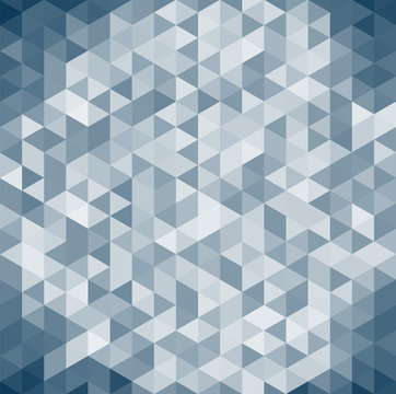 3D abstract geometric dark blue triangle isometric view background and texture