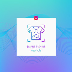 Smart t-shirt wearable gadget