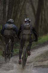 Fototapeta premium Course VTT