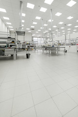 Factory for the manufacture of electronic printed circuit boards. Workshop surface mounting and pre-assembly.