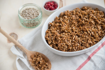 Selbstgemachte Müsli Mischung 