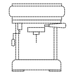 coffee machine isolated icon vector illustration design