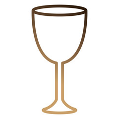 wine cup isolated icon vector illustration design
